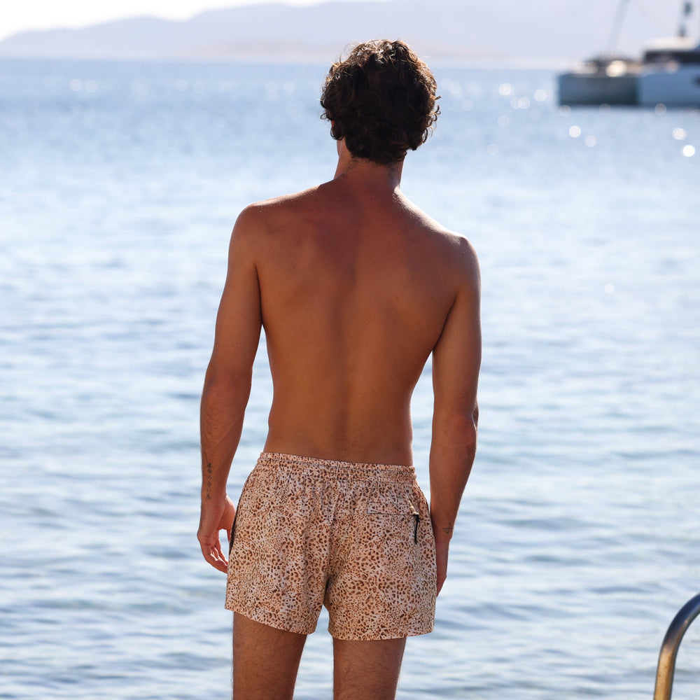 Men's 4" Stretch Swim Trunks - Wild Skies