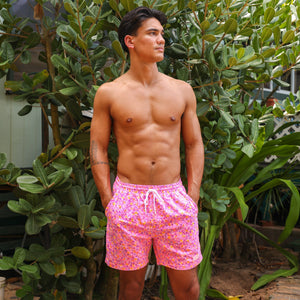 Men's Swim Trunks - Gelato Bloom