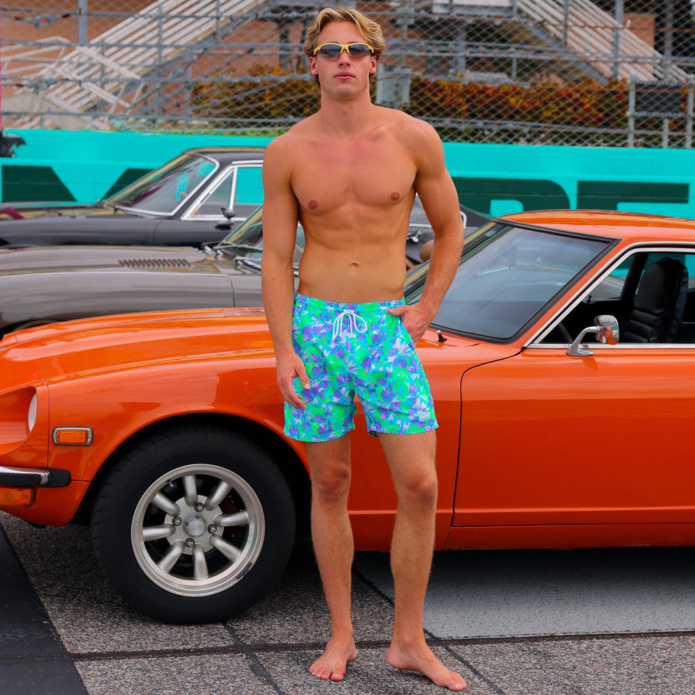 Men's Swim Trunks - Monaco Whispers