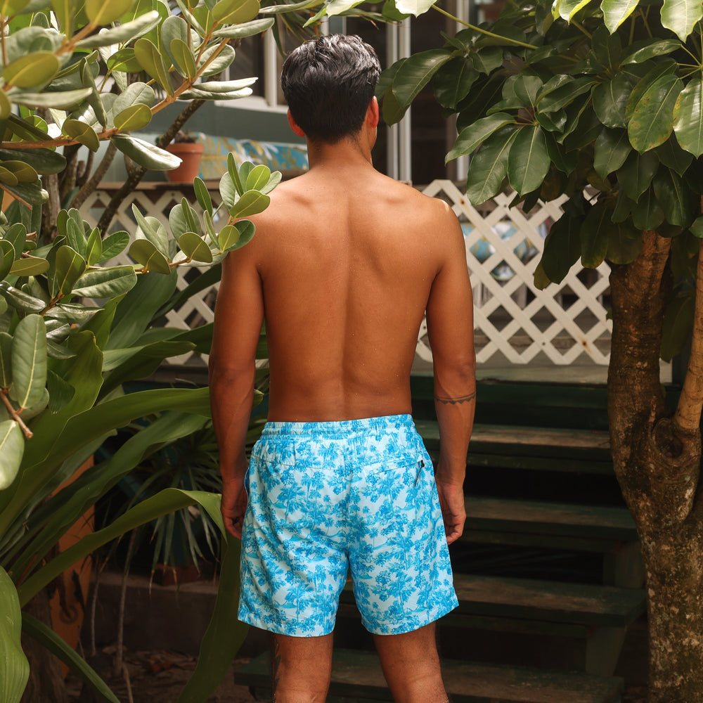 Men's Swim Trunks - Ocean Paradise