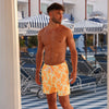 Men's Swim Trunks - Orange Cream