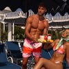 Men's Swim Trunks - Strawberry Vanilla