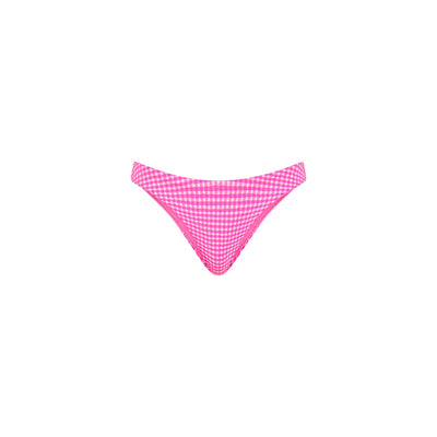 Minimal Full Coverage Bikini Bottom - Pink Diva