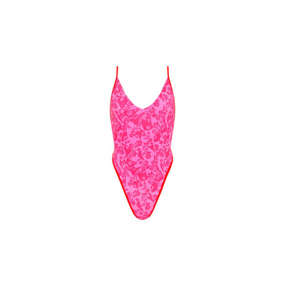 Plunge Cross Back One Piece - Hearts Collide