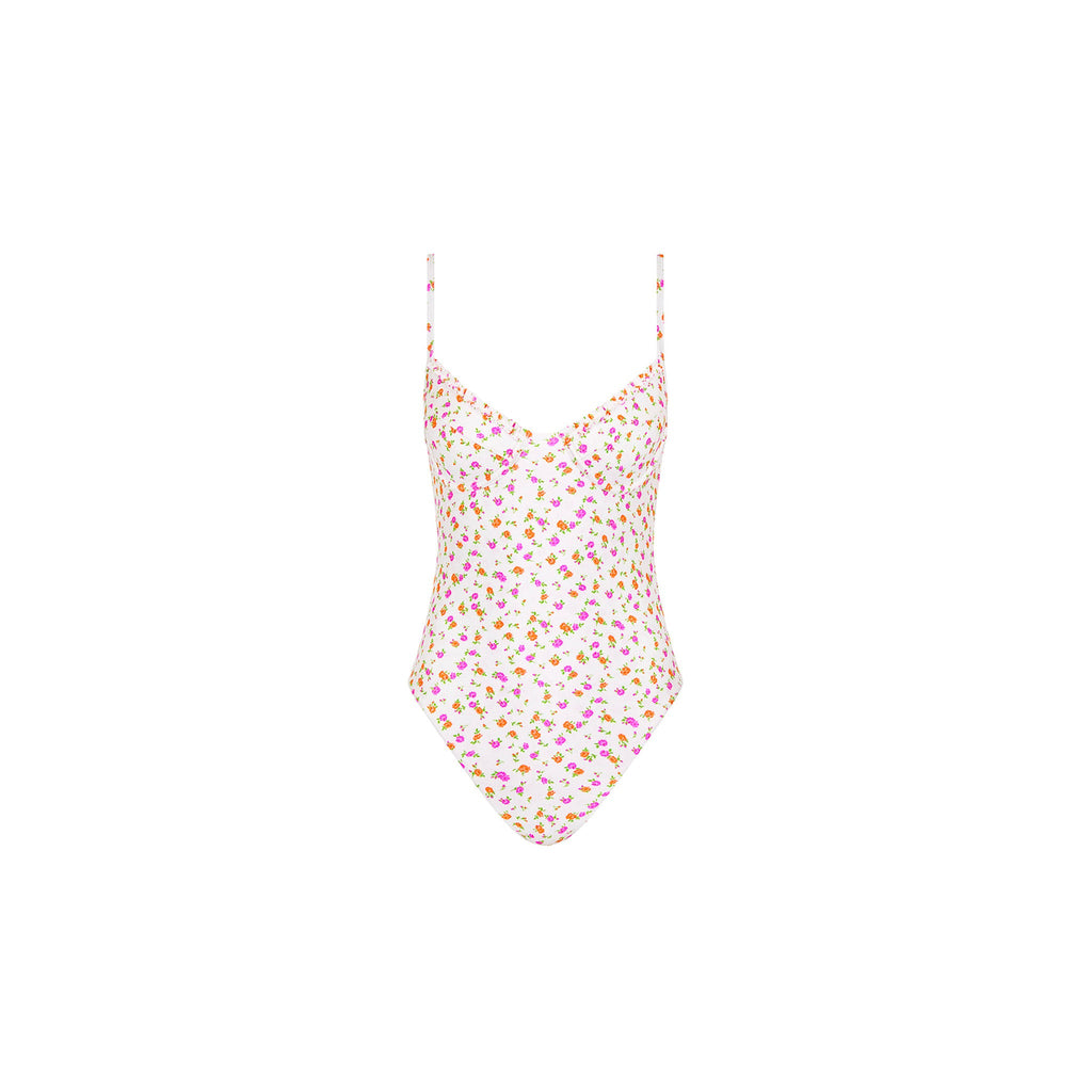 Double Ruffle Underwire One Piece - Rosie Posie