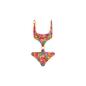Retro Ring Cheeky One Piece - Havana Haven