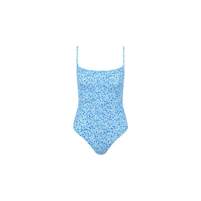 Shirred Low Back One Piece - Dream Flower