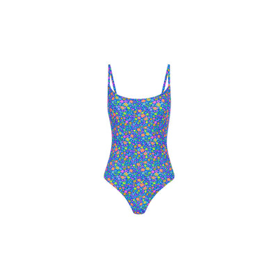 Invisible Underwire One Piece - Electric Bloom