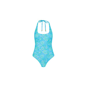 Scoop Halter Cheeky One Piece - Stargaze