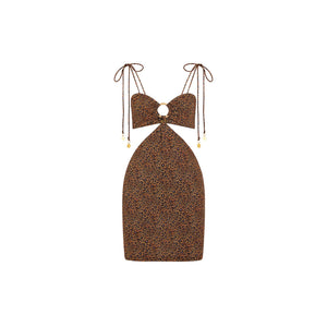 Ring Cut Out Mini Dress - Kosmic Kat