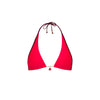 Bind Tie Halter Bikini Top - Cherry Cola