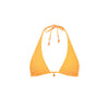 Classic Tie Halter Bikini Top - Orange Cream