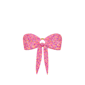 Strapless Bandeau Bikini Top - Gelato Bloom