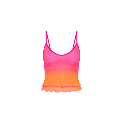 Layered Mesh Cami - Tropical Heatwave