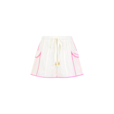 Essential Cargo Shorts - White