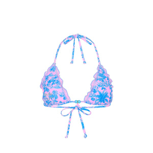 Lettuce Edge Bralette Bikini Top - Paloma