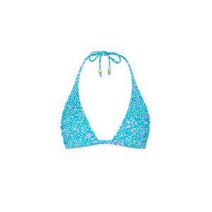 Gathered Stitch Bralette Bikini Top - Ocean Kisses