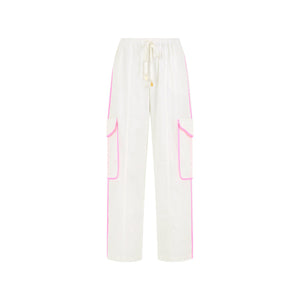 Essential Cargo Pants - White