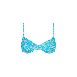 Ditzy Underwire Bra Bikini Top - Ocean Kisses