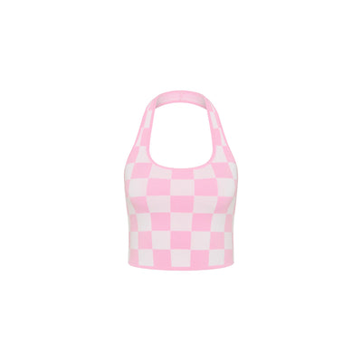 Knit Halter Tank Top - Love Match