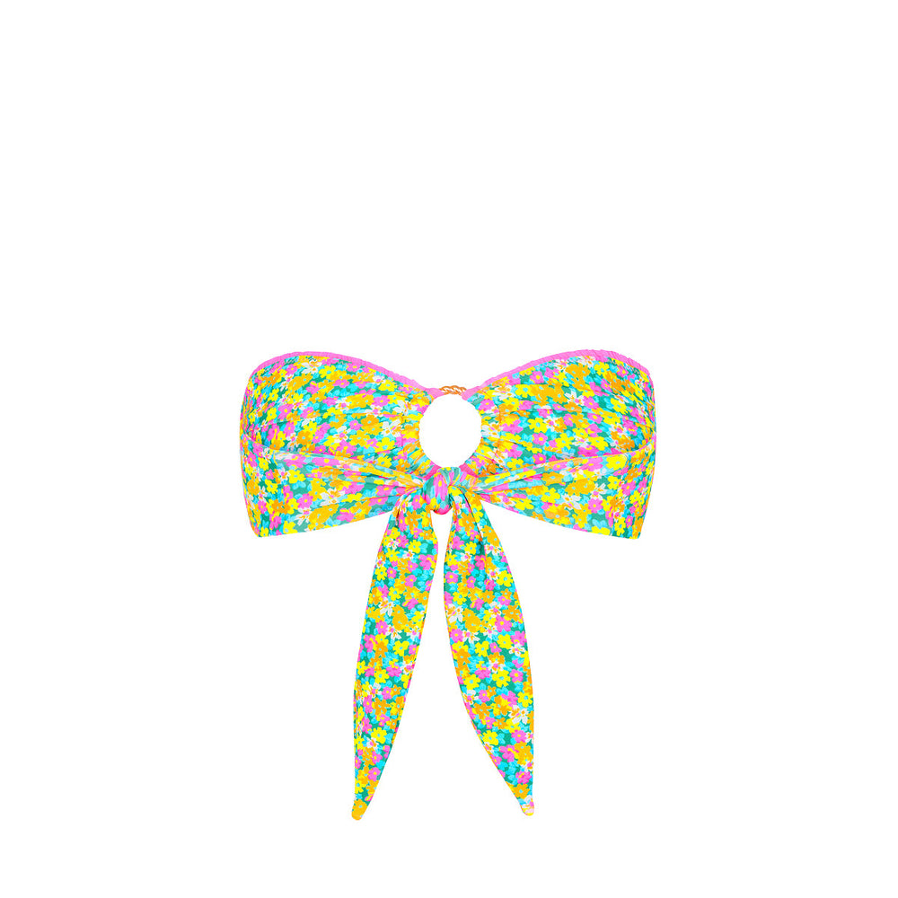 Decorative Strapless Bikini Top - Hula Honey