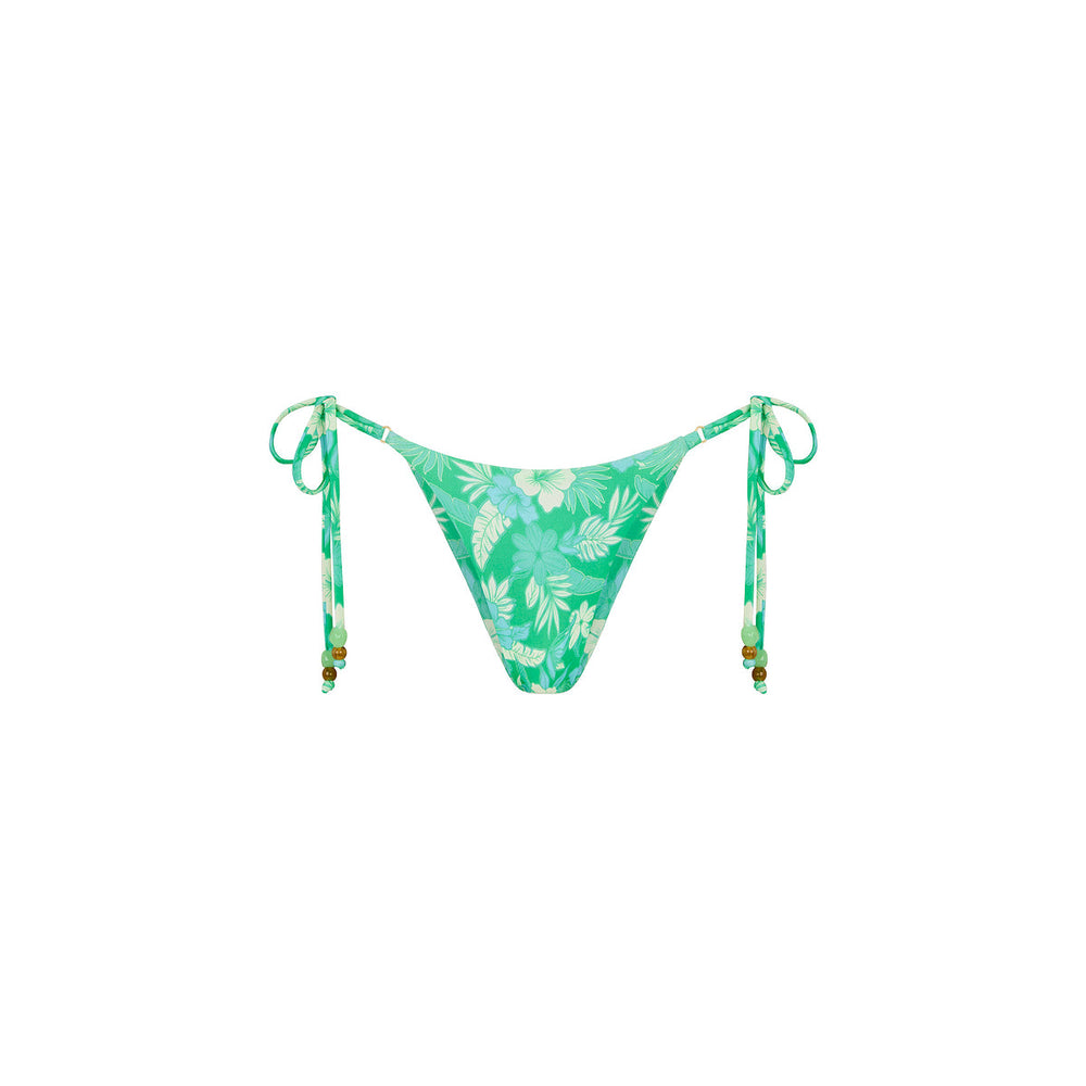 Thong Tie Side Bikini Bottom - Barefoot Breeze