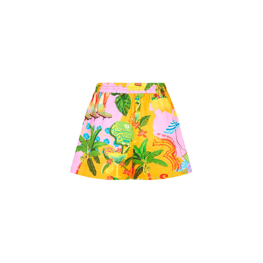 Lightweight Summer Shorts - Sunlit Spritz
