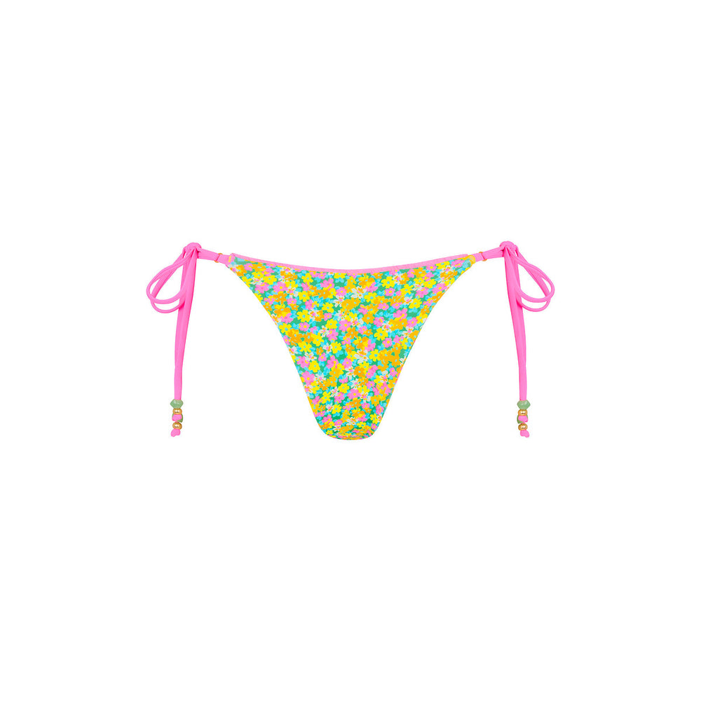 Decorative Thong Tie Side Bikini Bottom - Hula Honey