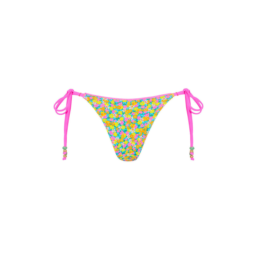 Decorative Thong Tie Side Bikini Bottom - Hula Honey