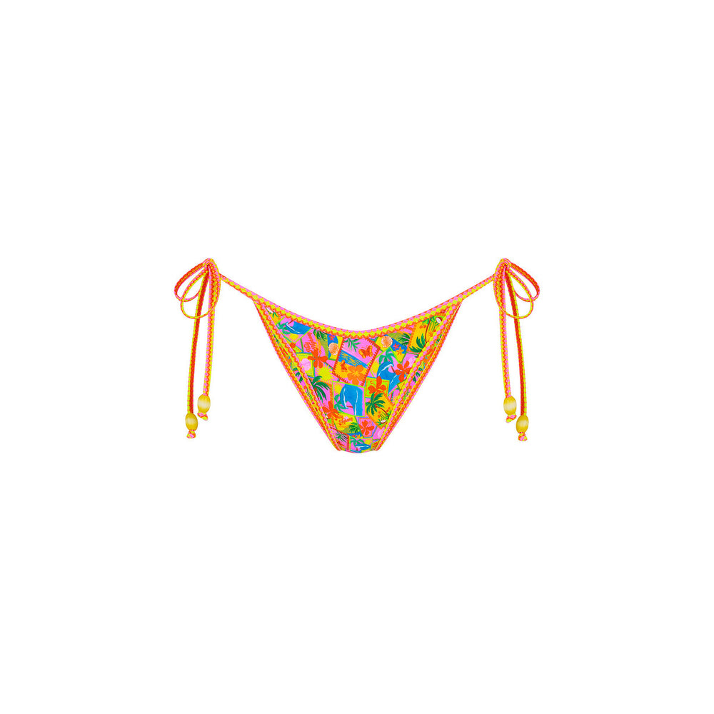 Bind Dipped Cheeky Tie Bikini Bottom - Sunshine Snaps