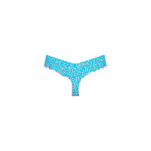 Lettuce Frill Thong Bikini Bottom - Ocean Kisses