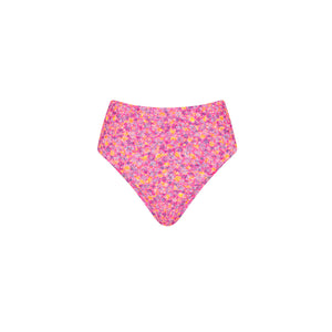 High Hip Cheeky Bikini Bottom - Gelato Bloom
