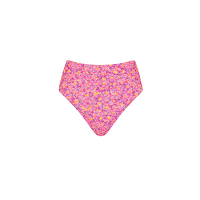 High Hip Cheeky Bikini Bottom - Gelato Bloom