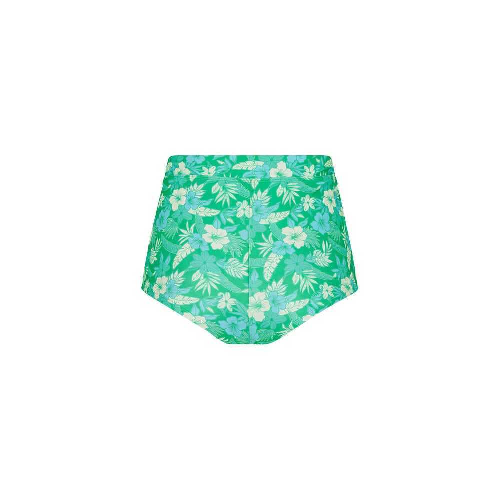 Cheeky Retro Swim Short - Barefoot Breeze