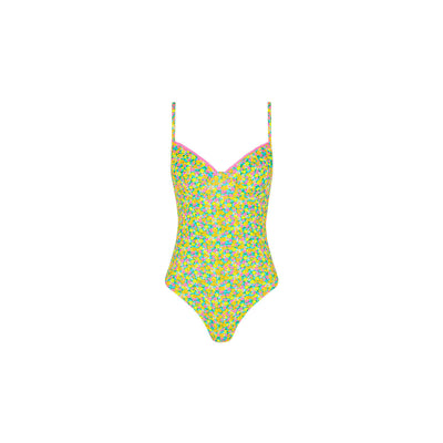 Decorative Underwire Cheeky One Piece - Hula Honey