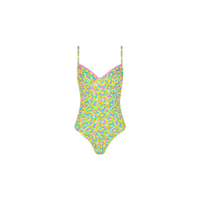 Decorative Underwire Cheeky One Piece - Hula Honey