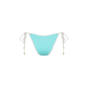 Bind Dipped Cheeky Tie Bikini Bottom - Calypso Blue