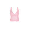 Crochet Knit Cami - Strawberry Glaze