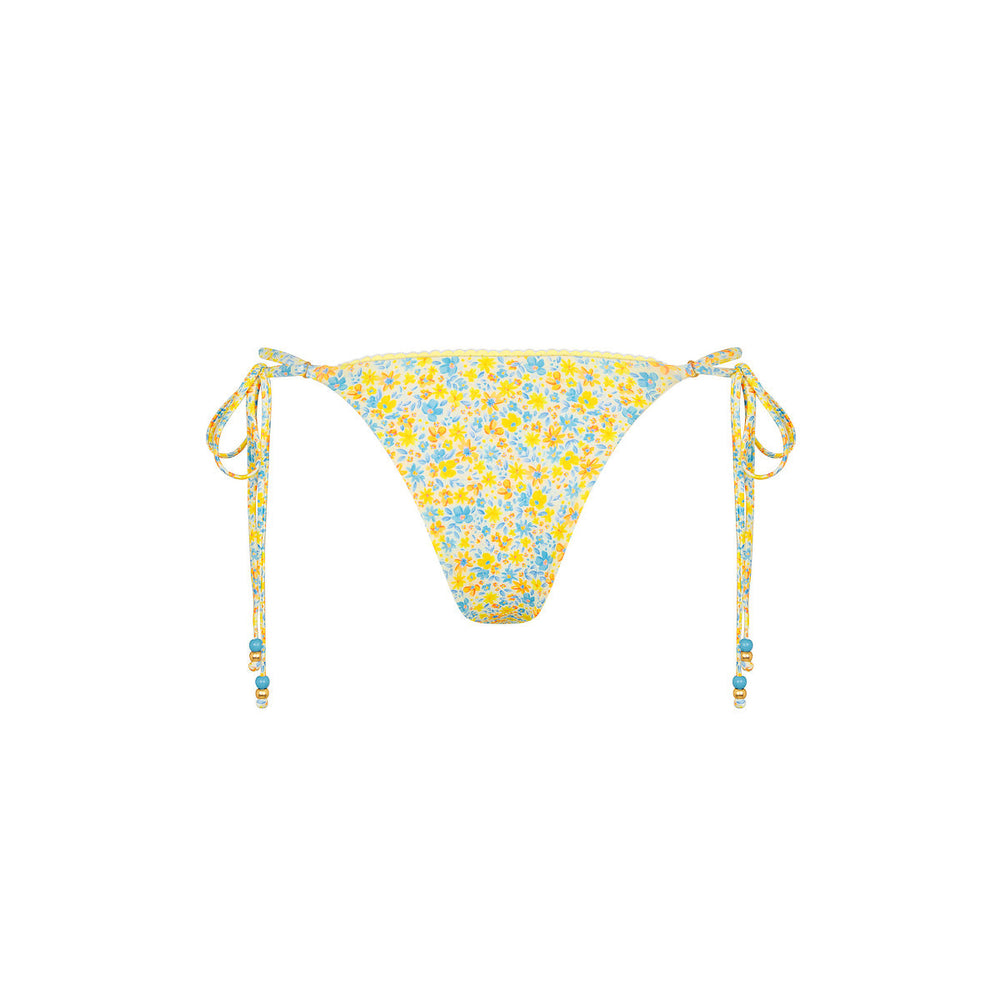 Decorative Thong Tie Side Bikini Bottom - Dreamy Daze