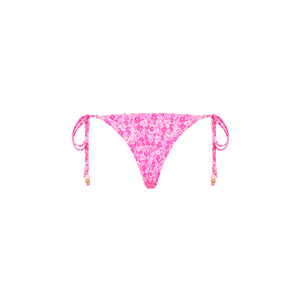 Thong Tie Side Bikini Bottom - Berry Burst