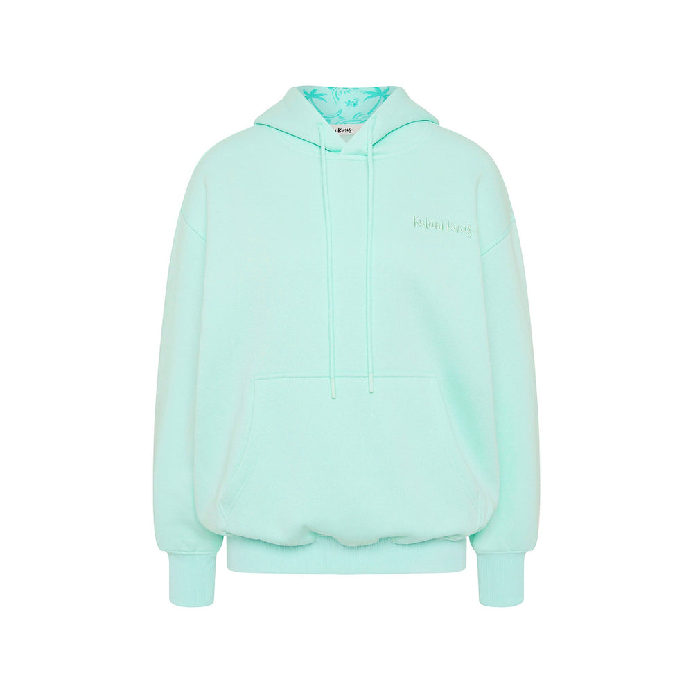 Embroidered Hoodie - Jelly Mint