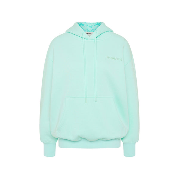 Embroidered Hoodie - Jelly Mint