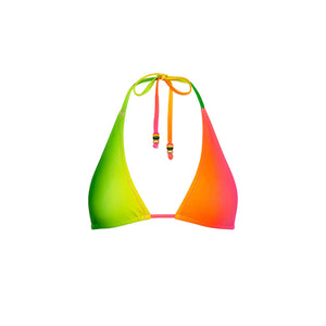 Classic Tie Halter Bikini Top - Island Escape