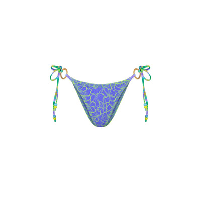 Lace Stitch Ring Tie Bikini Bottom - Sugar Wave
