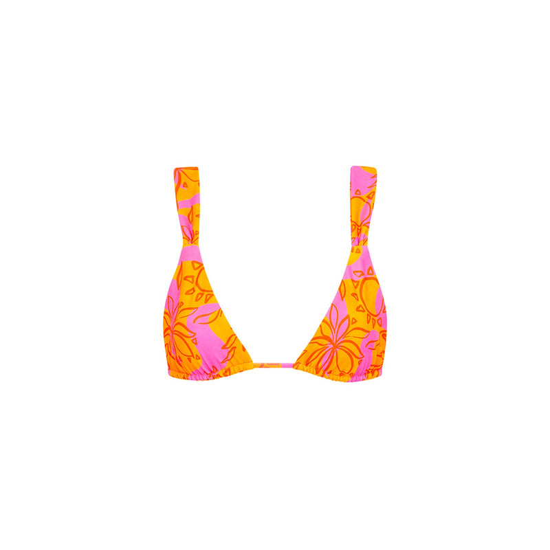 Slide Bralette Bikini Top - Sangria Swirl