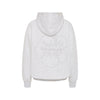 Embroidered Hoodie - Silver Stone