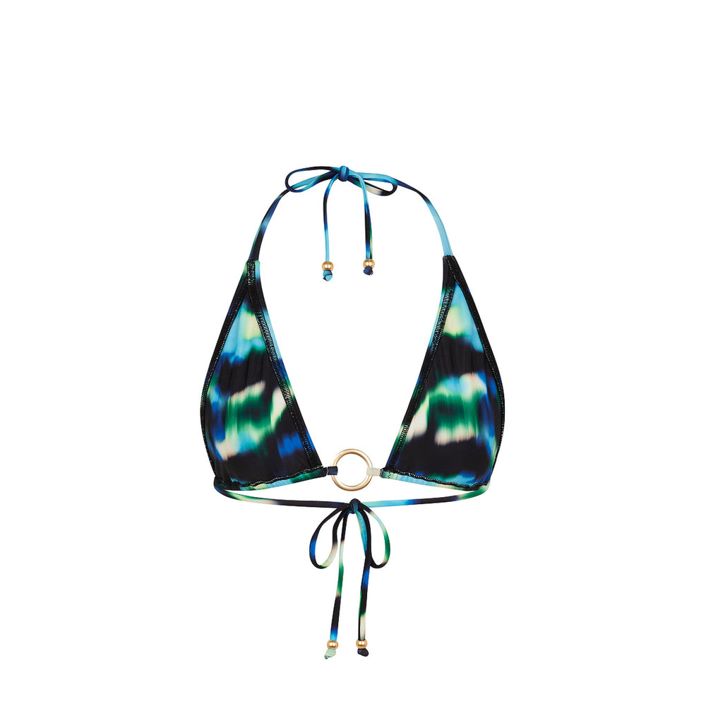 Ring Halter Bikini Top - Ocean Mischief