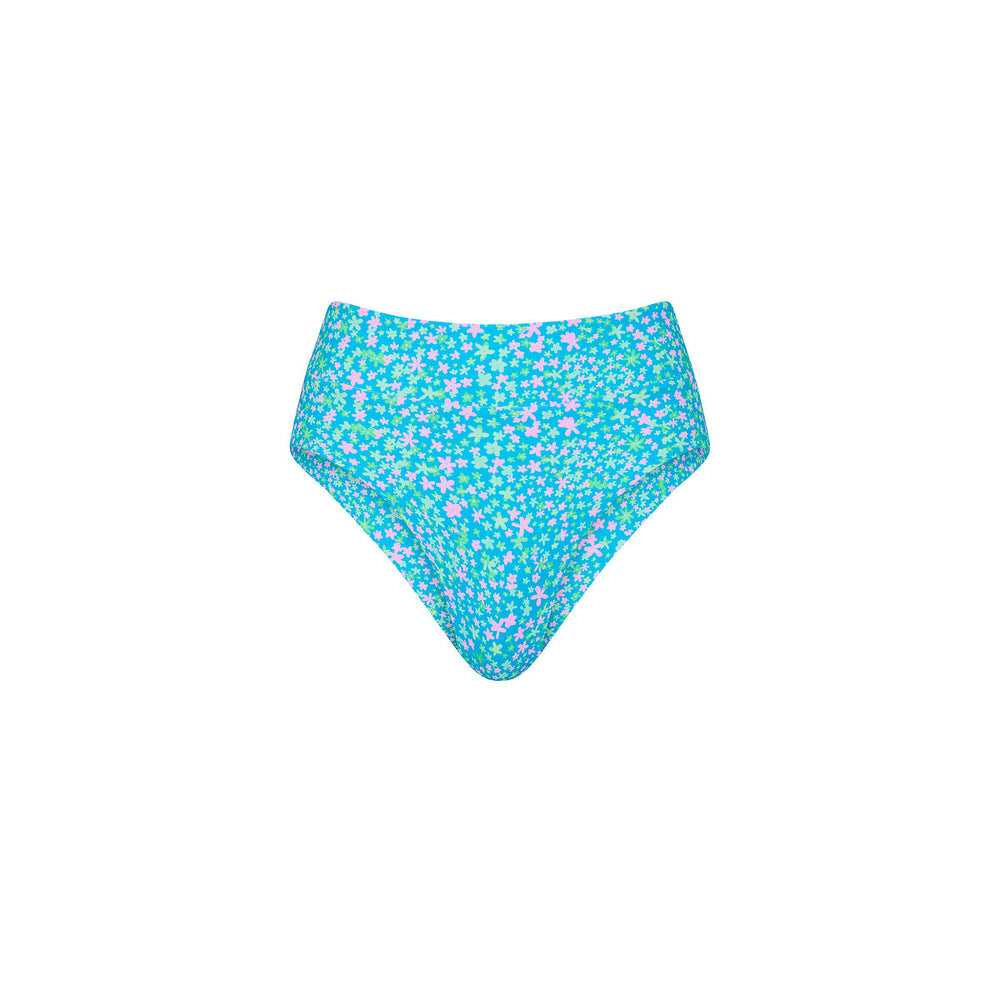 High Hip Cheeky Bikini Bottom - Ocean Kisses