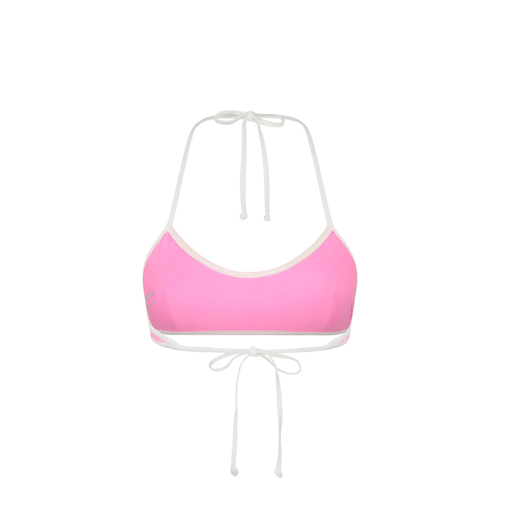 Bind Halter Crop Bikini Top - Sugar Sprinkle