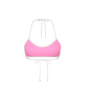 Bind Halter Crop Bikini Top - Sugar Sprinkle